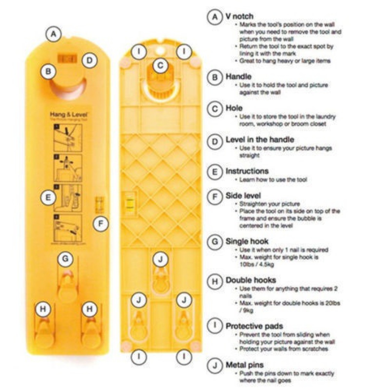 How to hang a picture with Hang & Level™ 